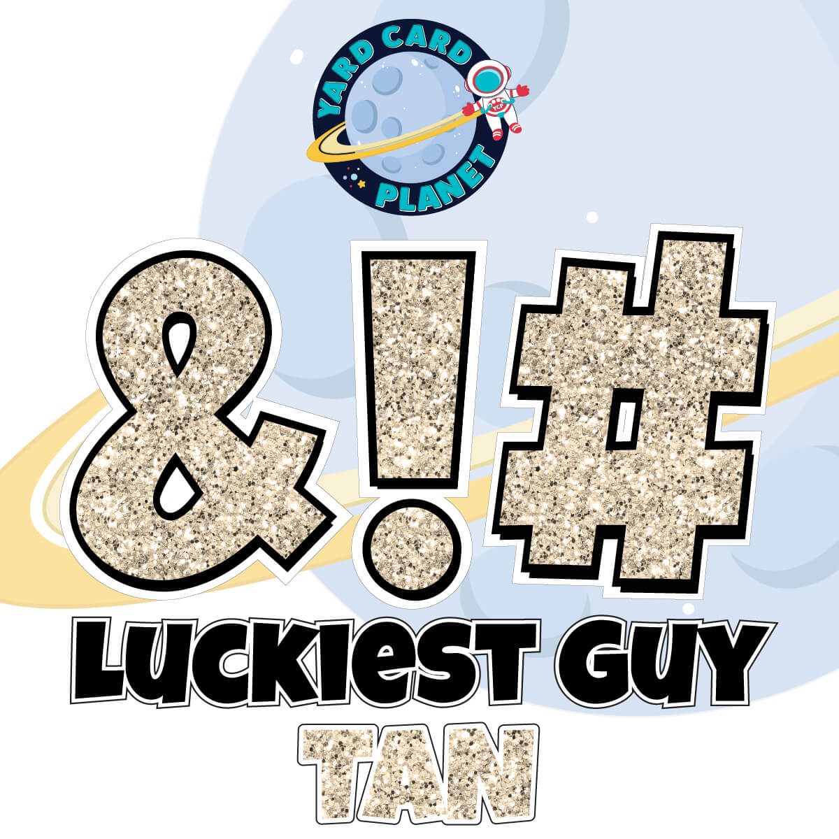 23" Luckiest Guy 21 pc. Symbol Set in Glitter Pattern