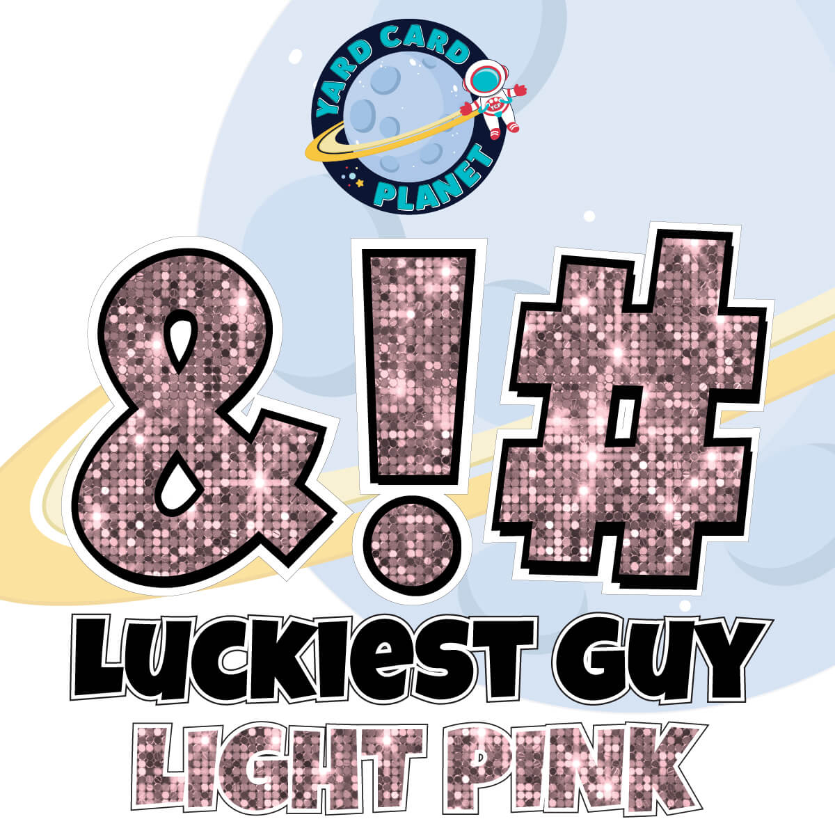 23" Luckiest Guy 21 pc. Symbol Set in Sequin Pattern