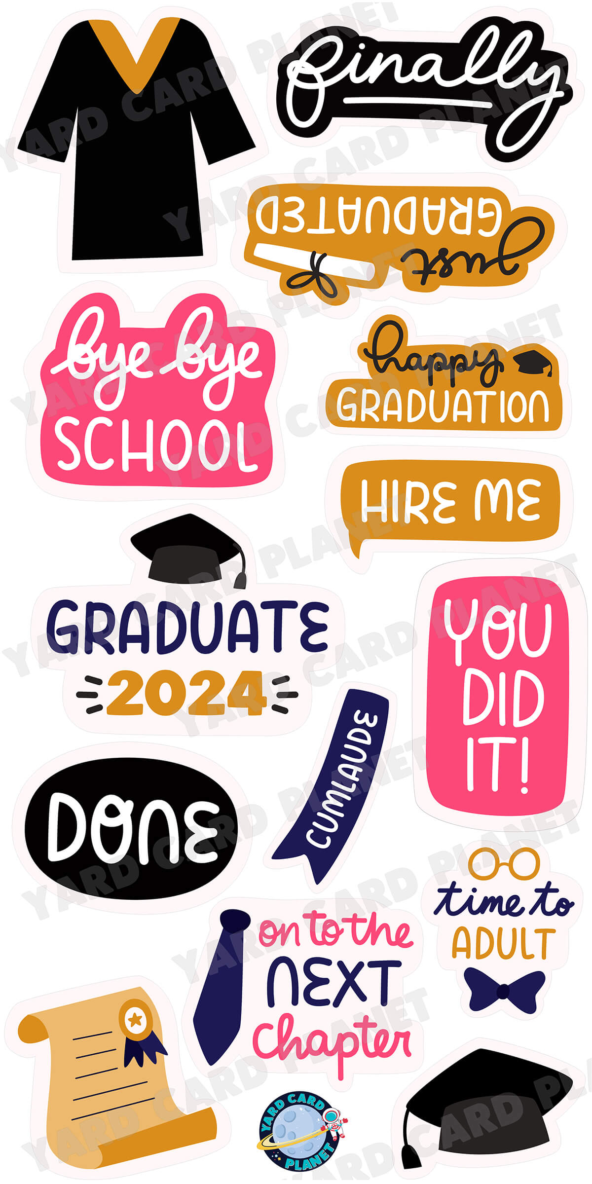 2024 Kids Graduation Set