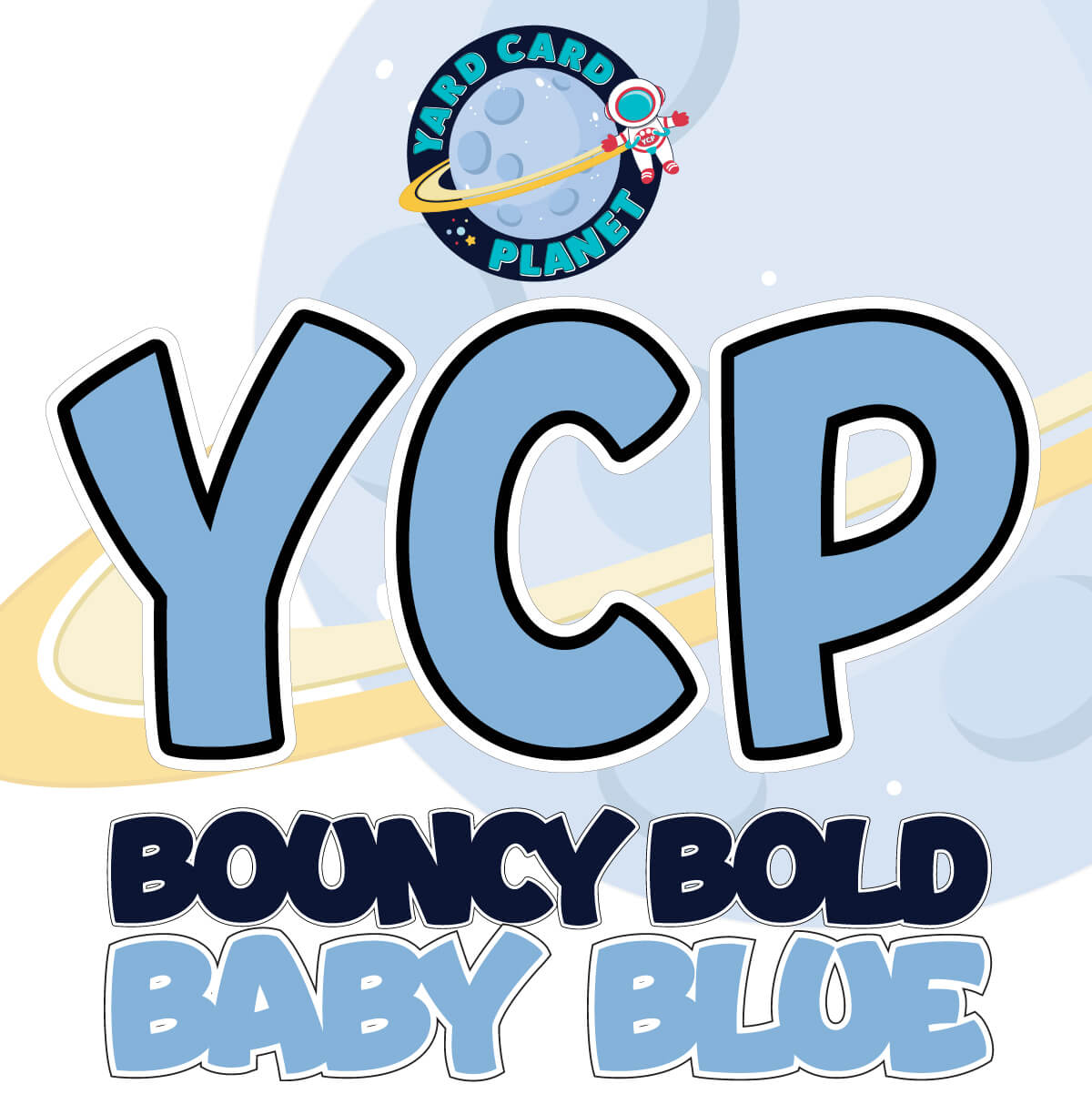 23" Bouncy Bold BB 100 pc. Letters, Numbers and Symbols Pro Set in Solid Colors