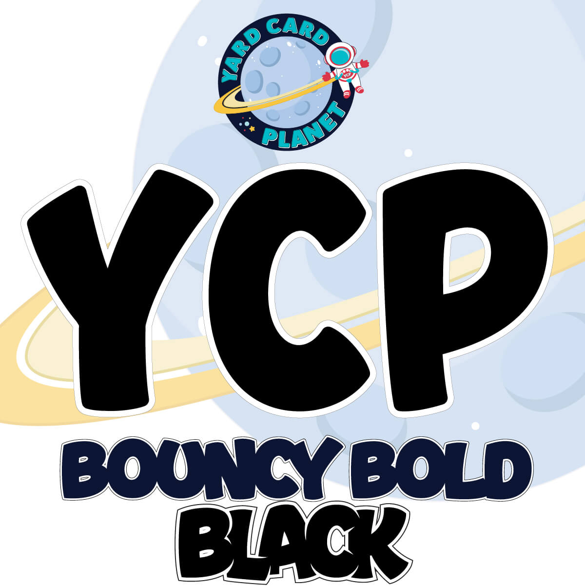 23" Bouncy Bold BB 100 pc. Letters, Numbers and Symbols Pro Set in Solid Colors