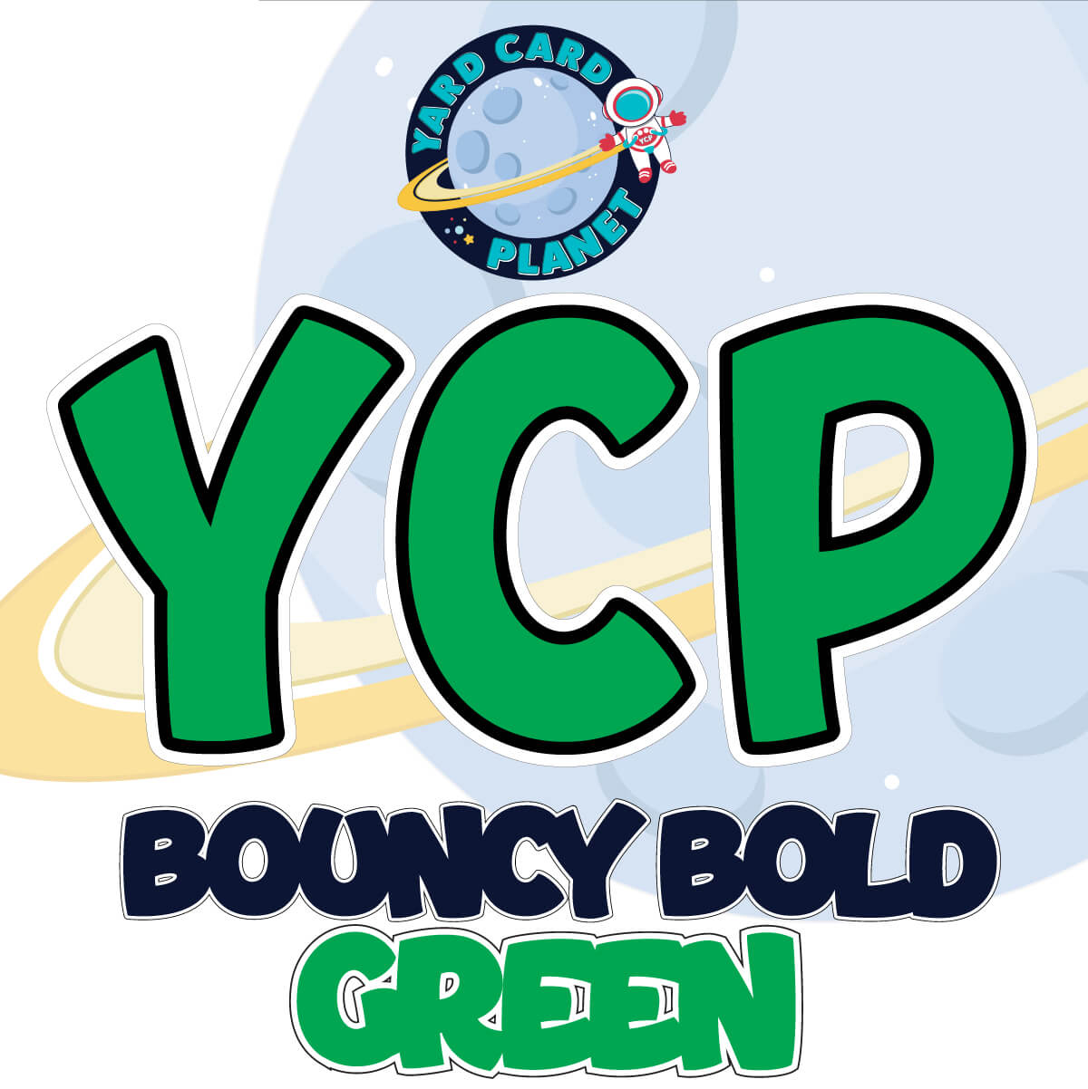 23" Bouncy Bold BB 100 pc. Letters, Numbers and Symbols Pro Set in Solid Colors