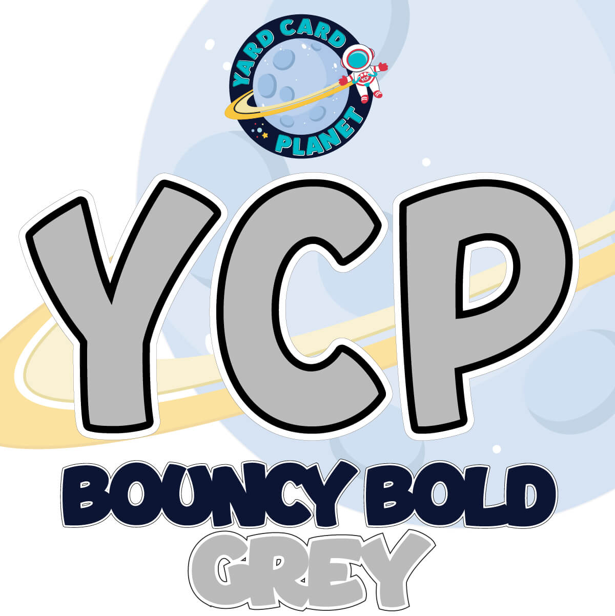 23" Bouncy Bold BB 100 pc. Letters, Numbers and Symbols Pro Set in Solid Colors