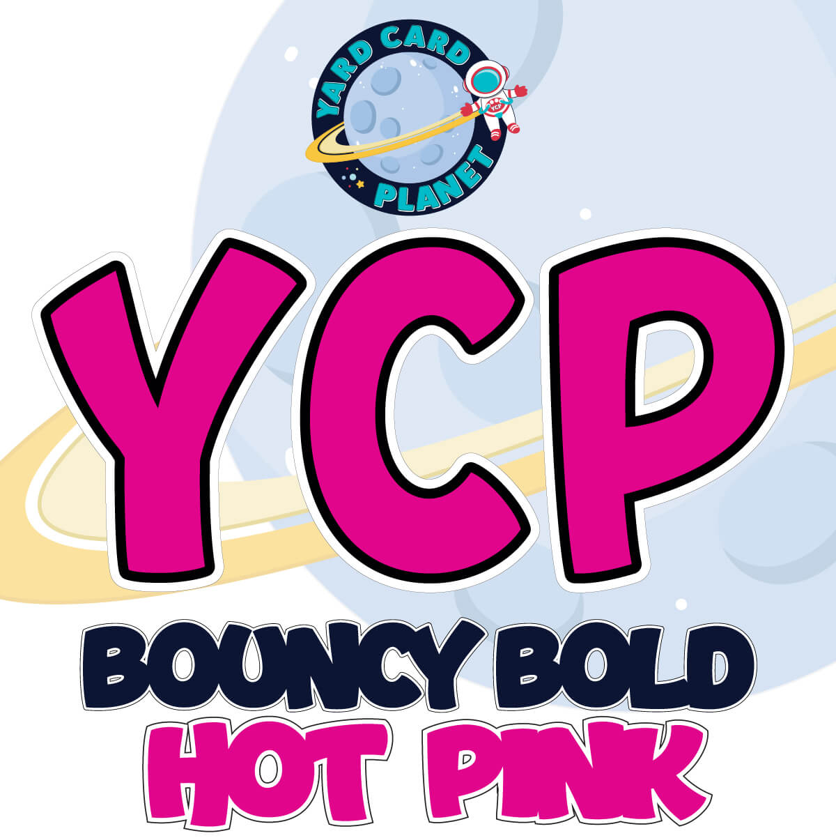 23" Bouncy Bold BB 100 pc. Letters, Numbers and Symbols Pro Set in Solid Colors