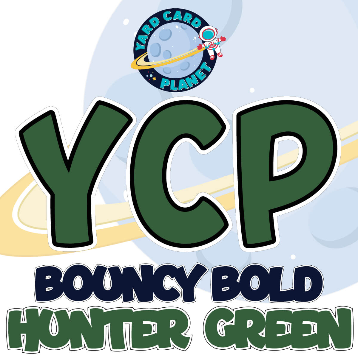 23" Bouncy Bold BB 100 pc. Letters, Numbers and Symbols Pro Set in Solid Colors