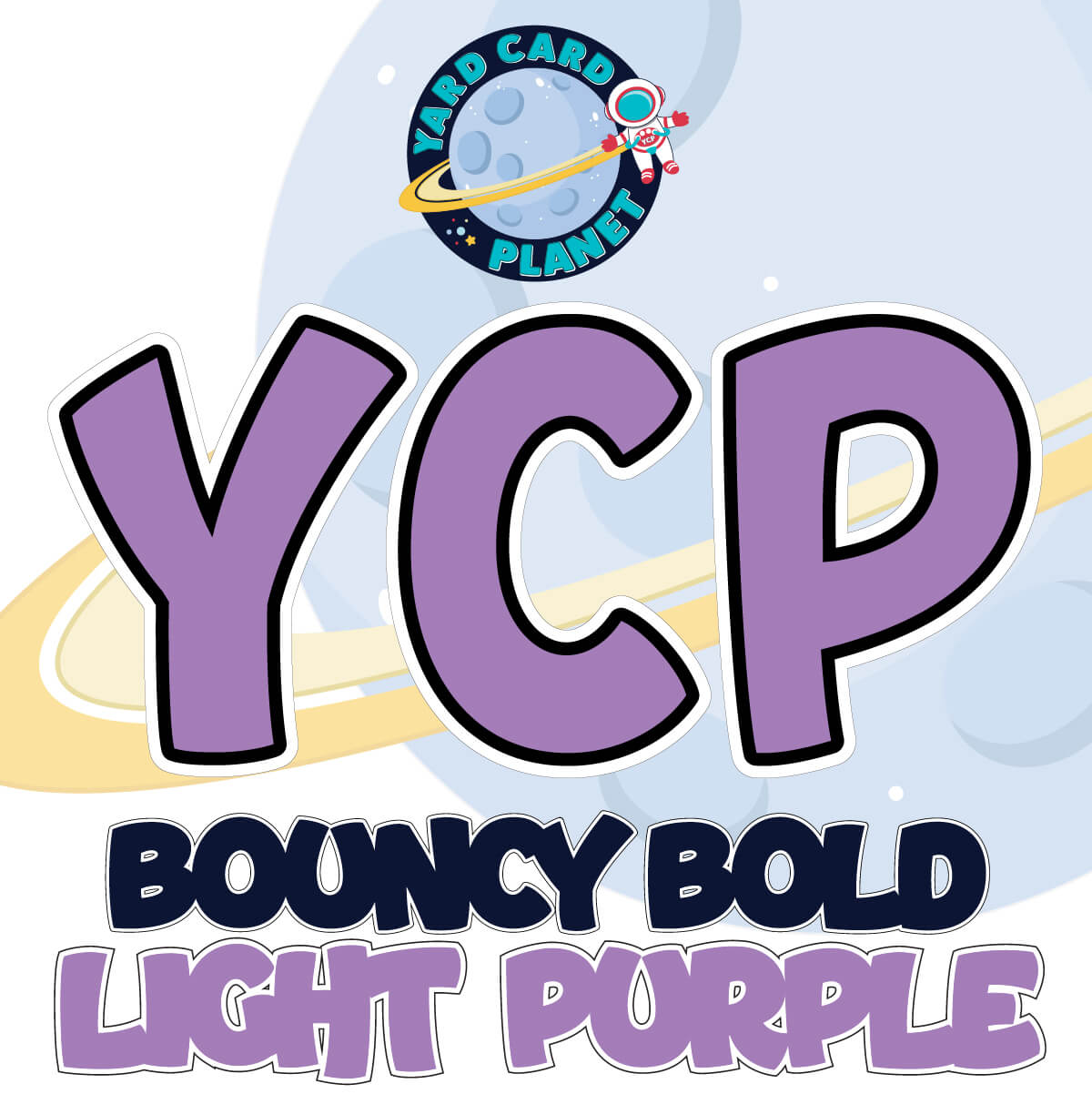 23" Bouncy Bold BB 100 pc. Letters, Numbers and Symbols Pro Set in Solid Colors