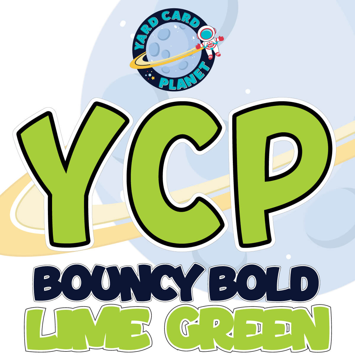 23" Bouncy Bold BB 100 pc. Letters, Numbers and Symbols Pro Set in Solid Colors