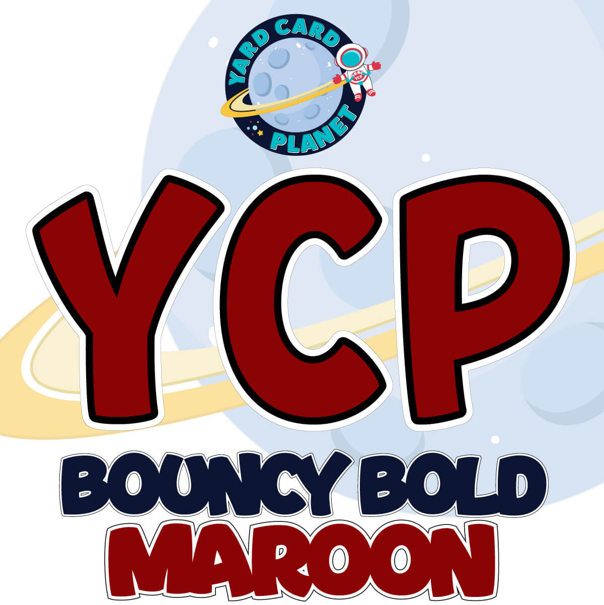 23" Bouncy Bold BB 100 pc. Letters, Numbers and Symbols Pro Set in Solid Colors