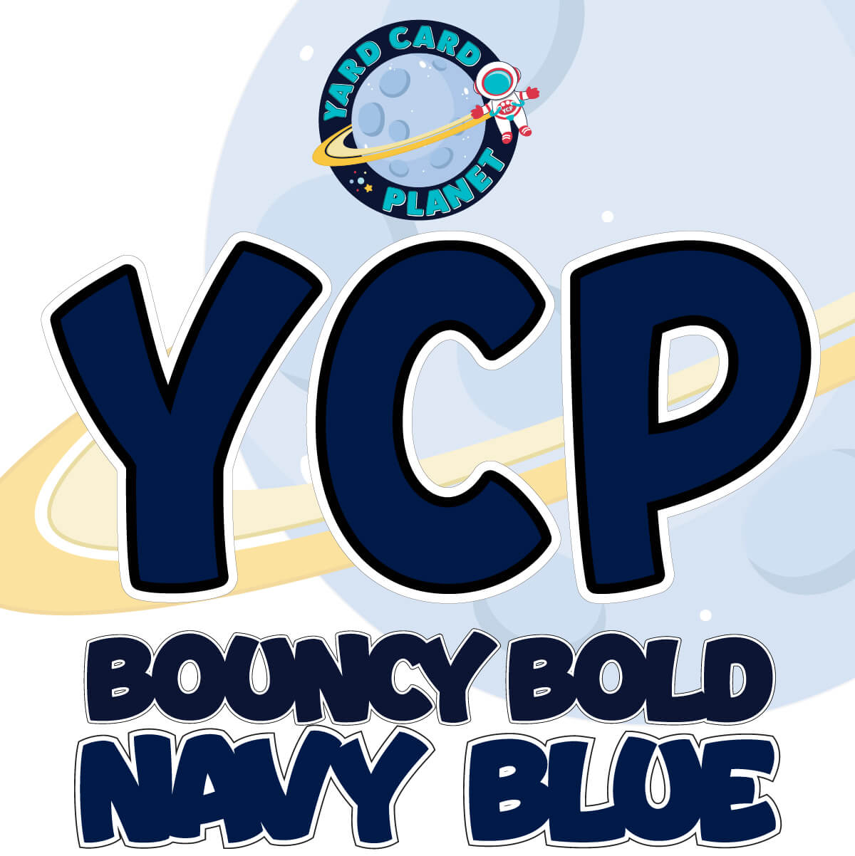 23" Bouncy Bold BB 100 pc. Letters, Numbers and Symbols Pro Set in Solid Colors