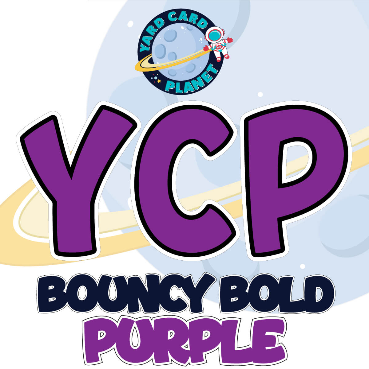 23" Bouncy Bold BB 100 pc. Letters, Numbers and Symbols Pro Set in Solid Colors