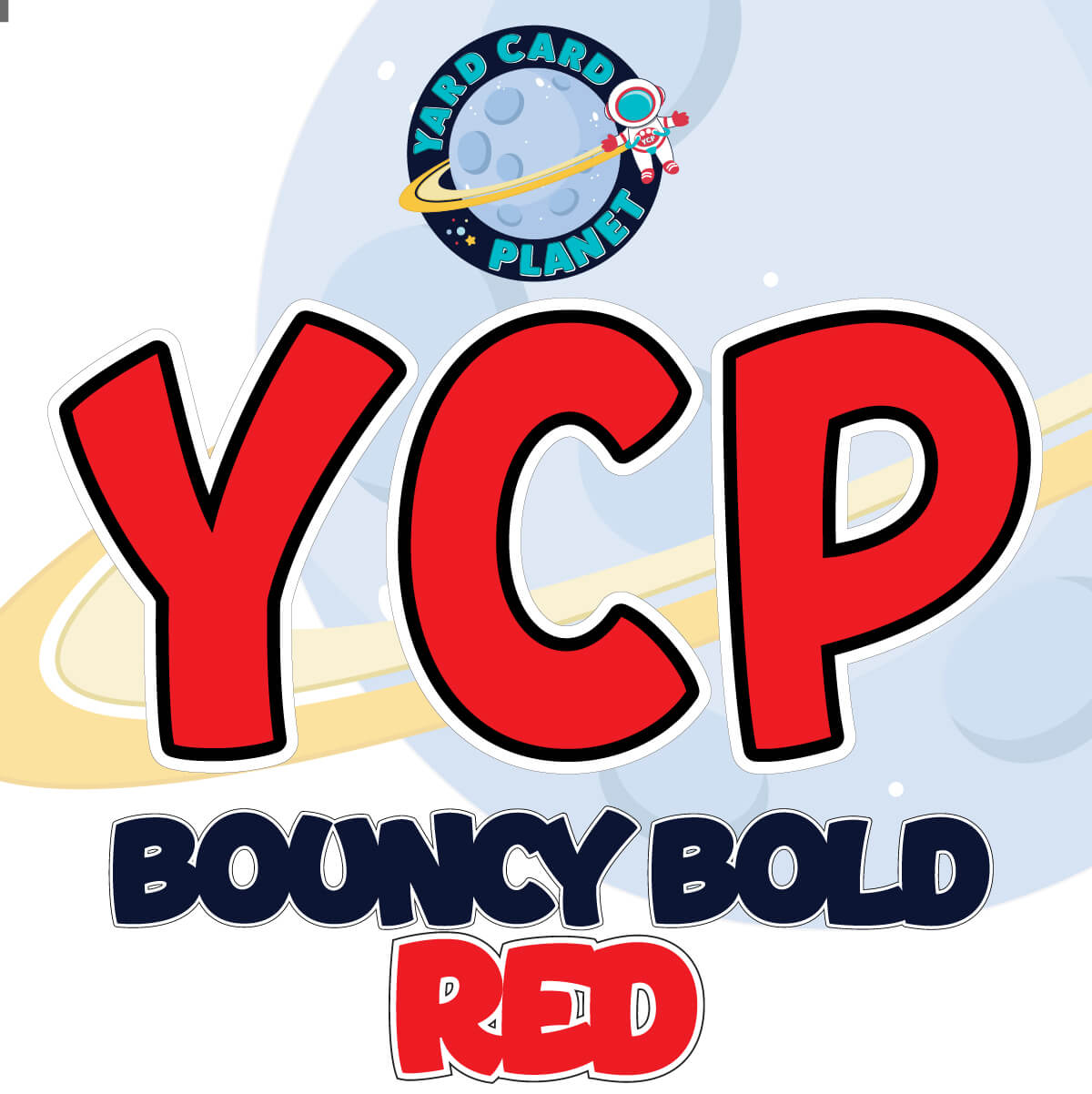 23" Bouncy Bold BB 100 pc. Letters, Numbers and Symbols Pro Set in Solid Colors