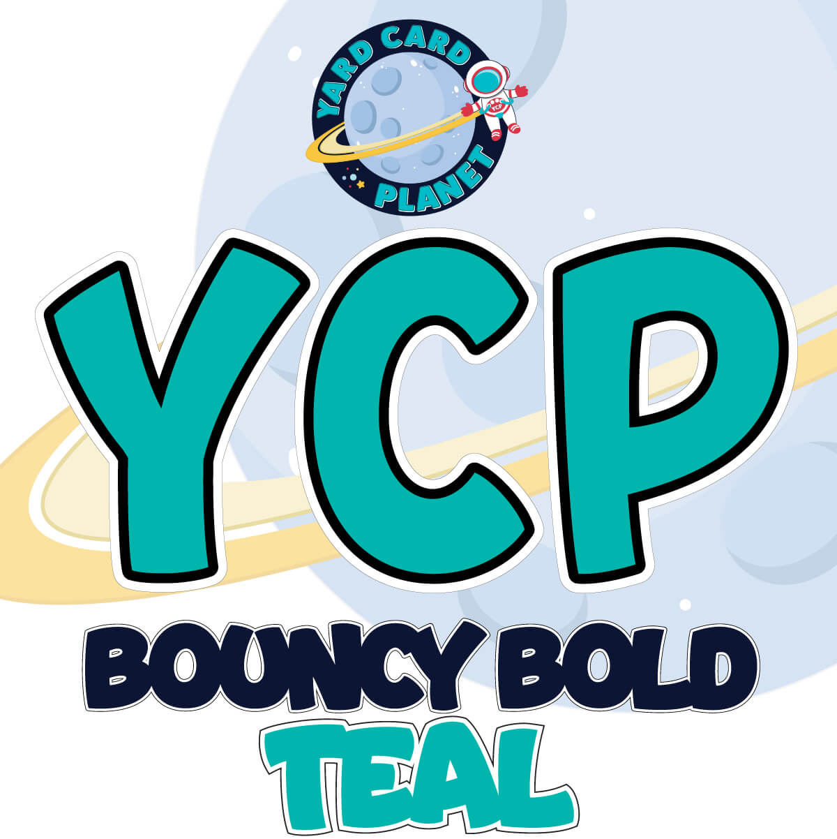 23" Bouncy Bold BB 100 pc. Letters, Numbers and Symbols Pro Set in Solid Colors