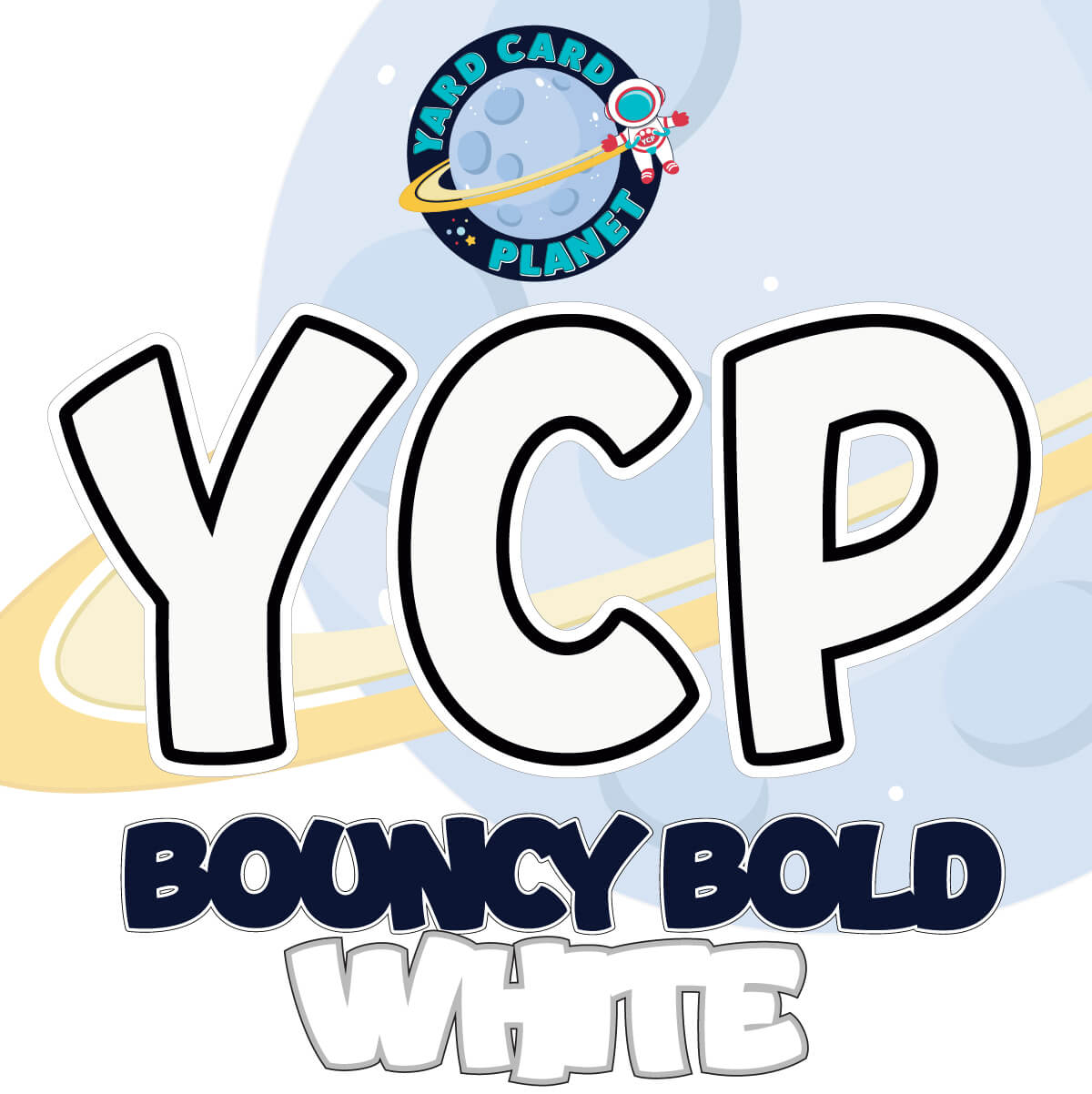 23" Bouncy Bold BB 100 pc. Letters, Numbers and Symbols Pro Set in Solid Colors