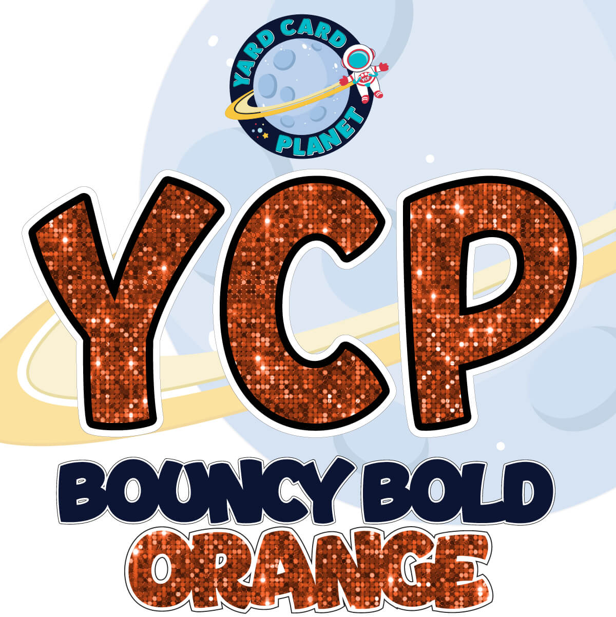 23" Bouncy Bold BB 100 pc. Letters, Numbers and Symbols Pro Set in Sequin Pattern