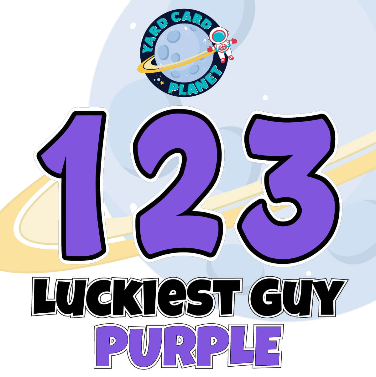 12" Bouncy Bold BB 50 pc. Numbers and Symbols Set in Neon Colors