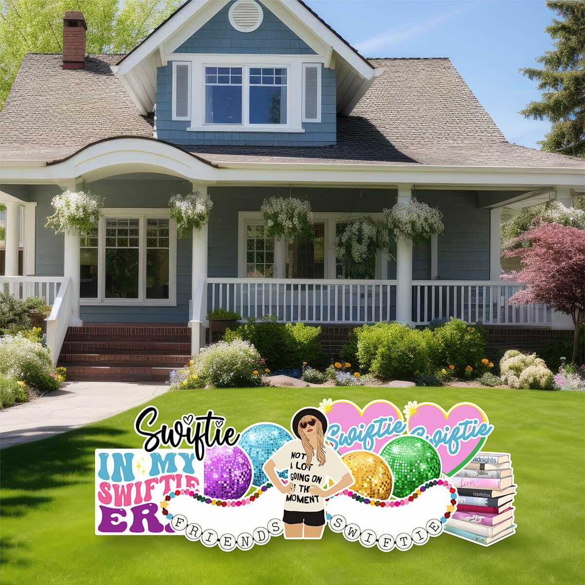 Pop Star Inspired Friendship Yard Card Flair Set