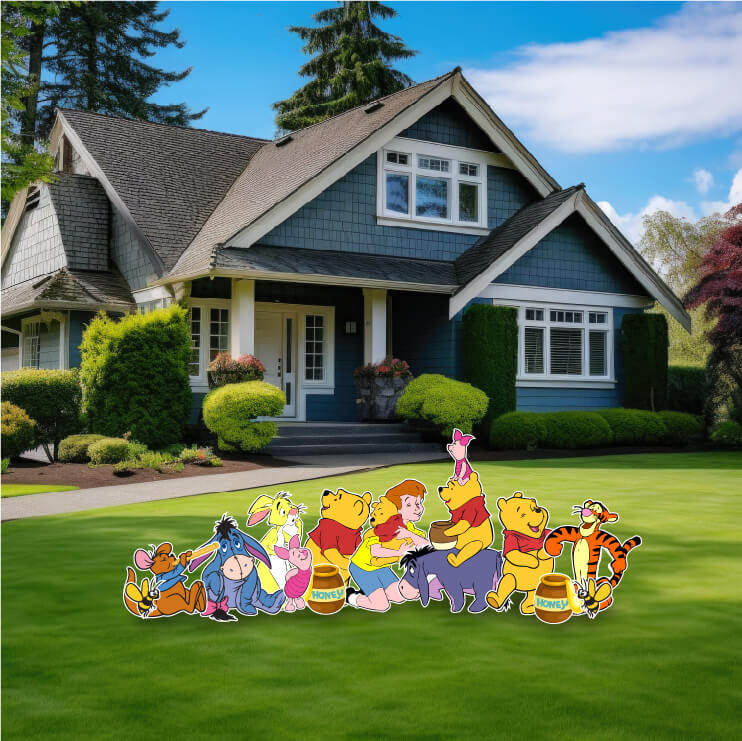 Whimsical Forest Friends Yard Card Flair Set