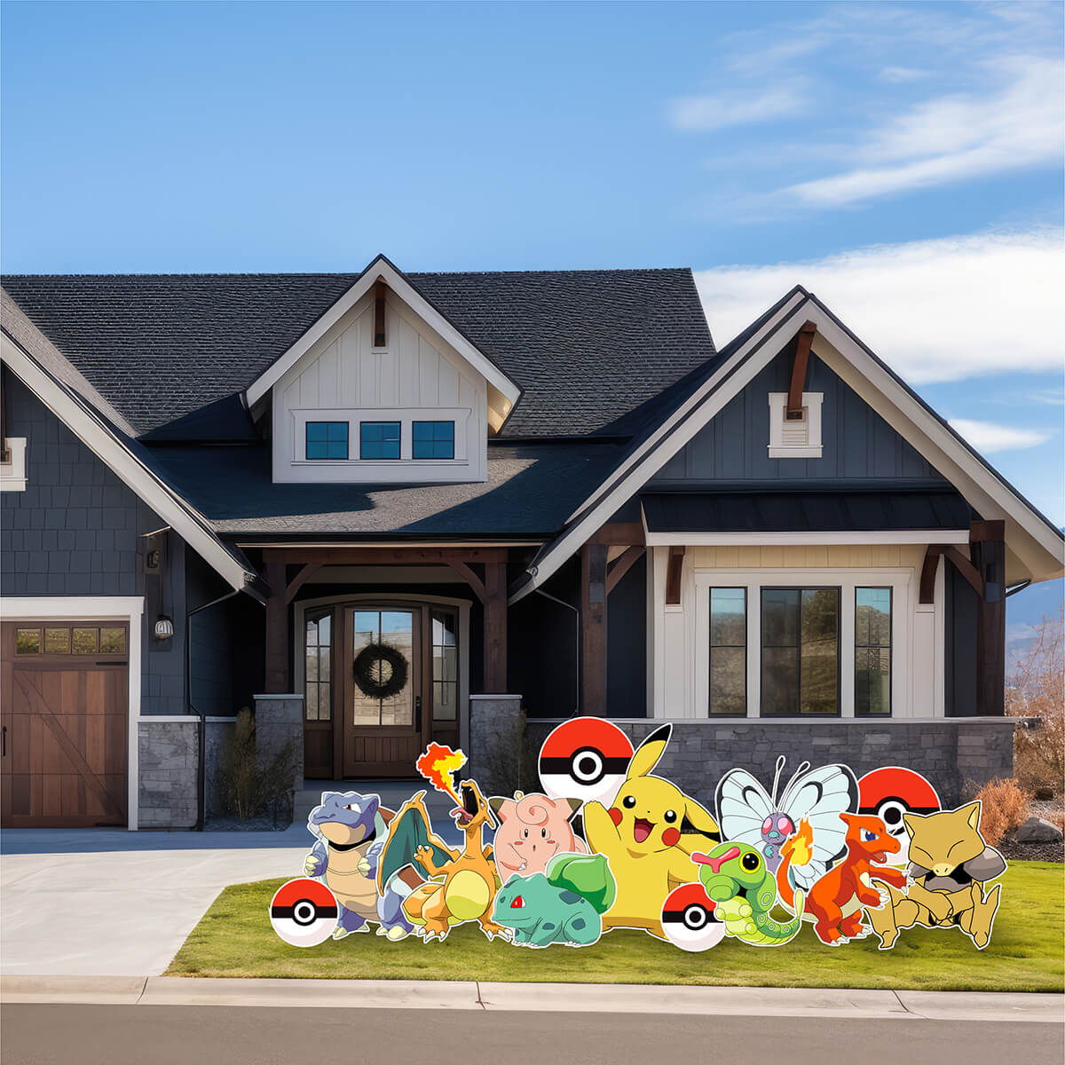 Elemental Creature Trainer Yard Card Flair Set