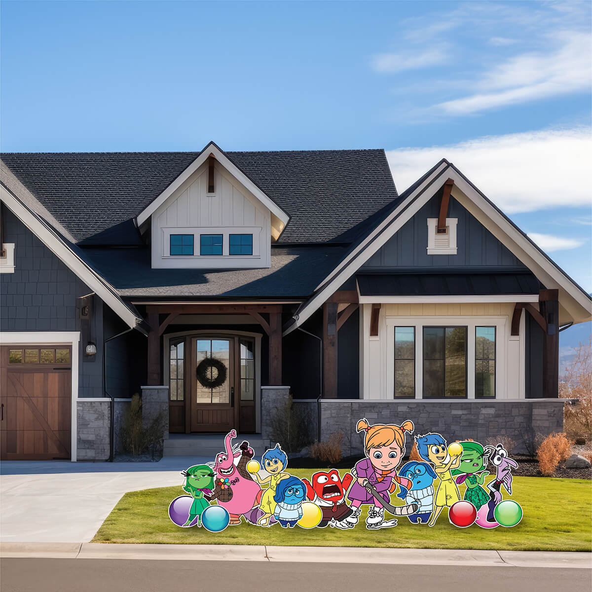 Colorful Emotions Yard Card Flair Set