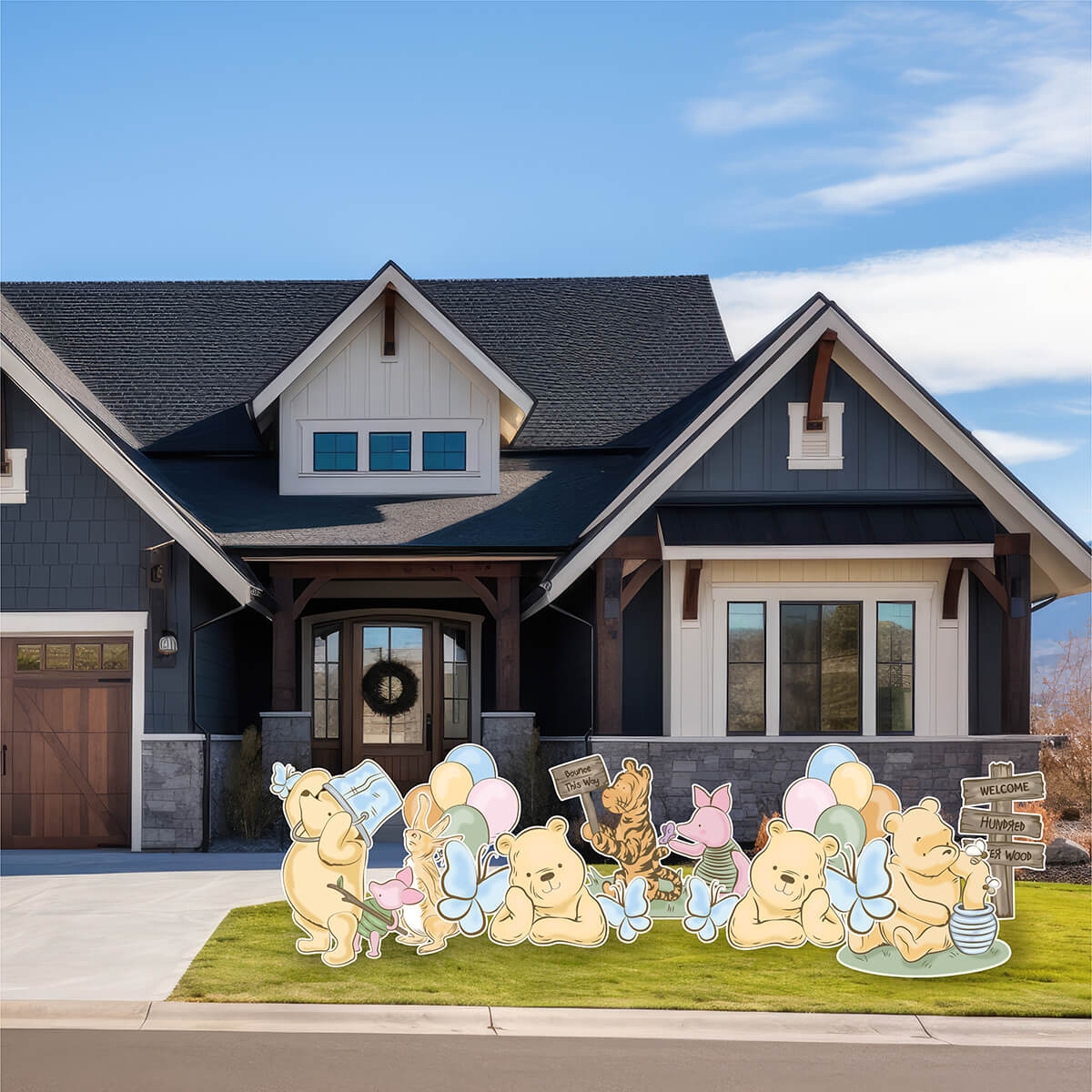 Classic Storybook Friends Yard Card Flair Set