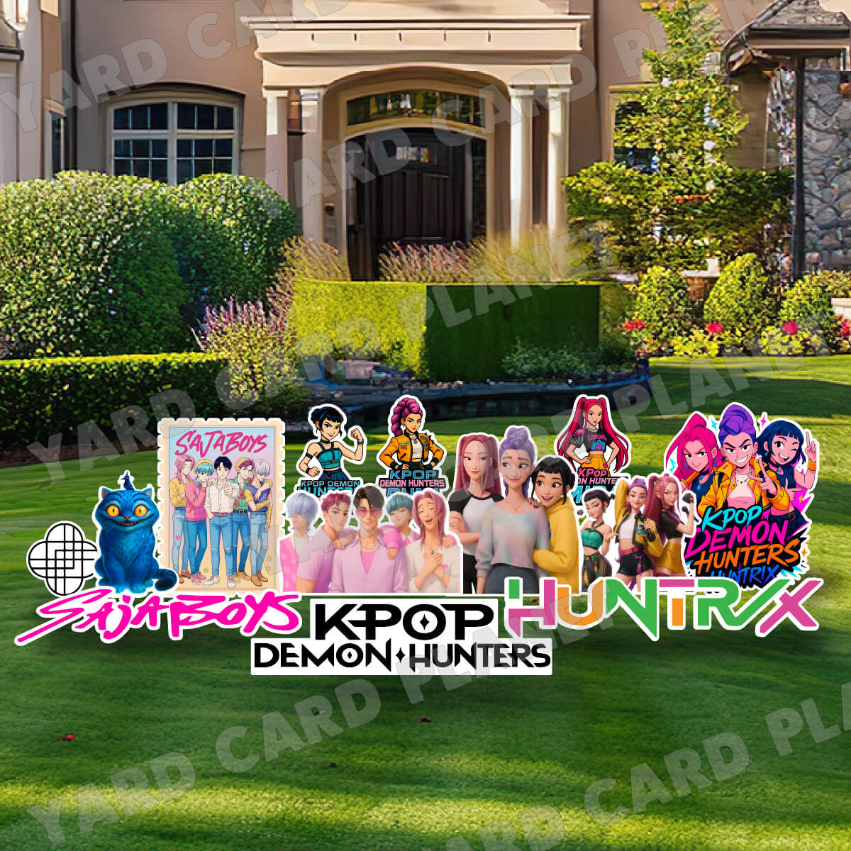 K-Pop Monster Hunters Yard Card Flair Set