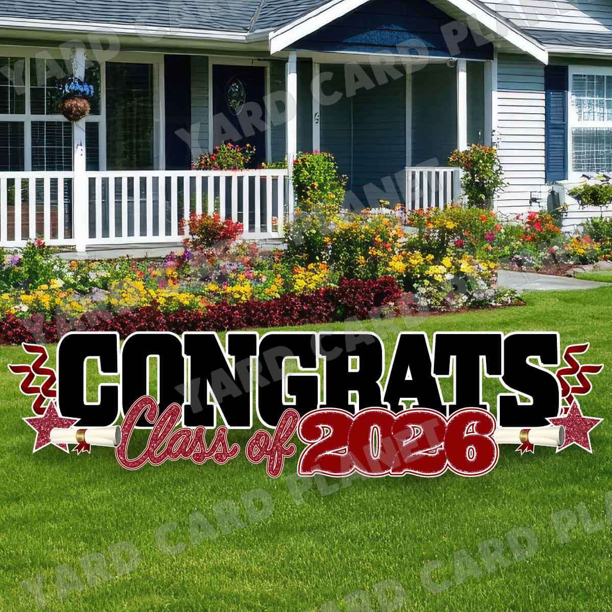 23" LTC Squareface 35 pc. Large Letter Set in Glitter Pattern