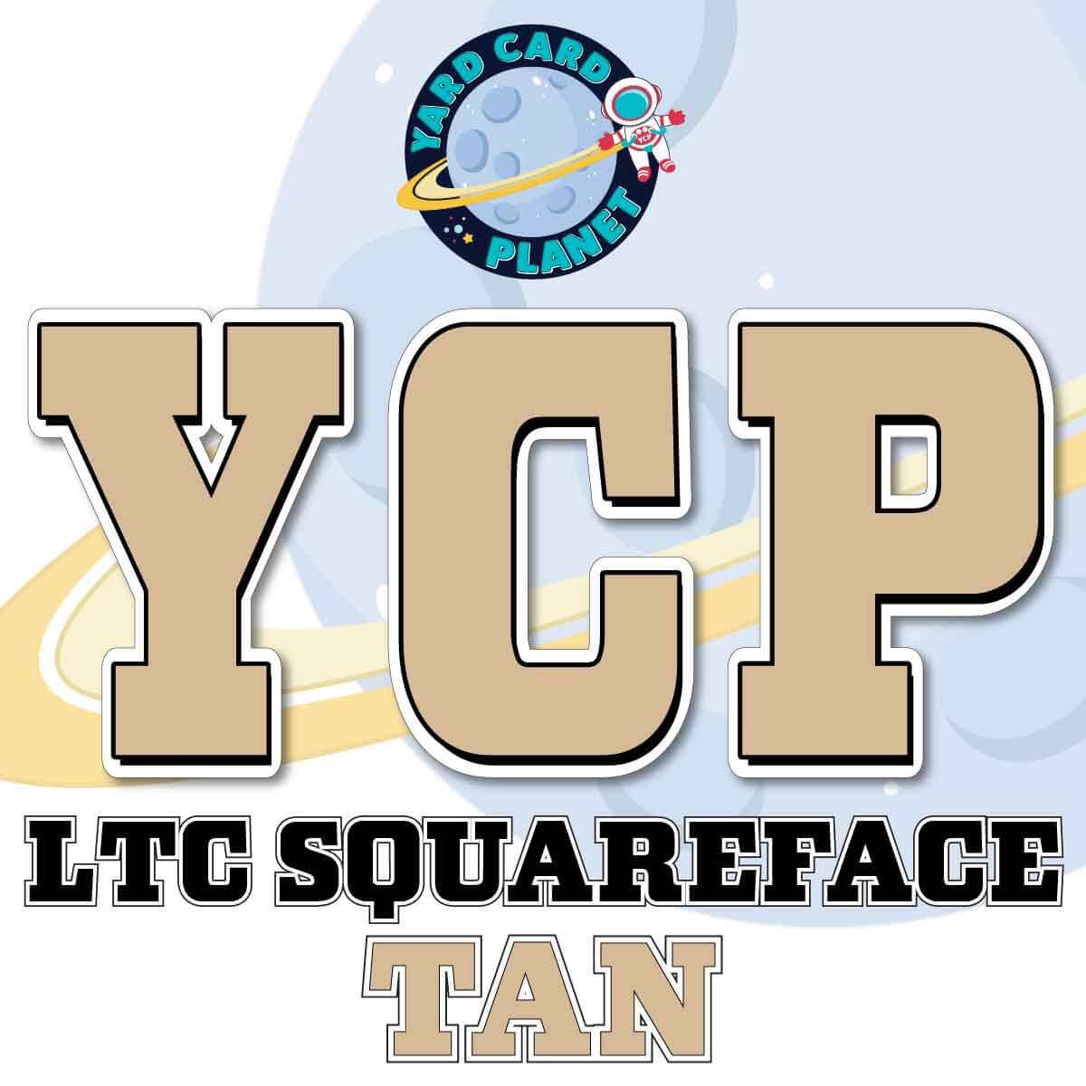 23" LTC Squareface 90 pc. Letters, Numbers and Symbols Pro Set in Solid Colors