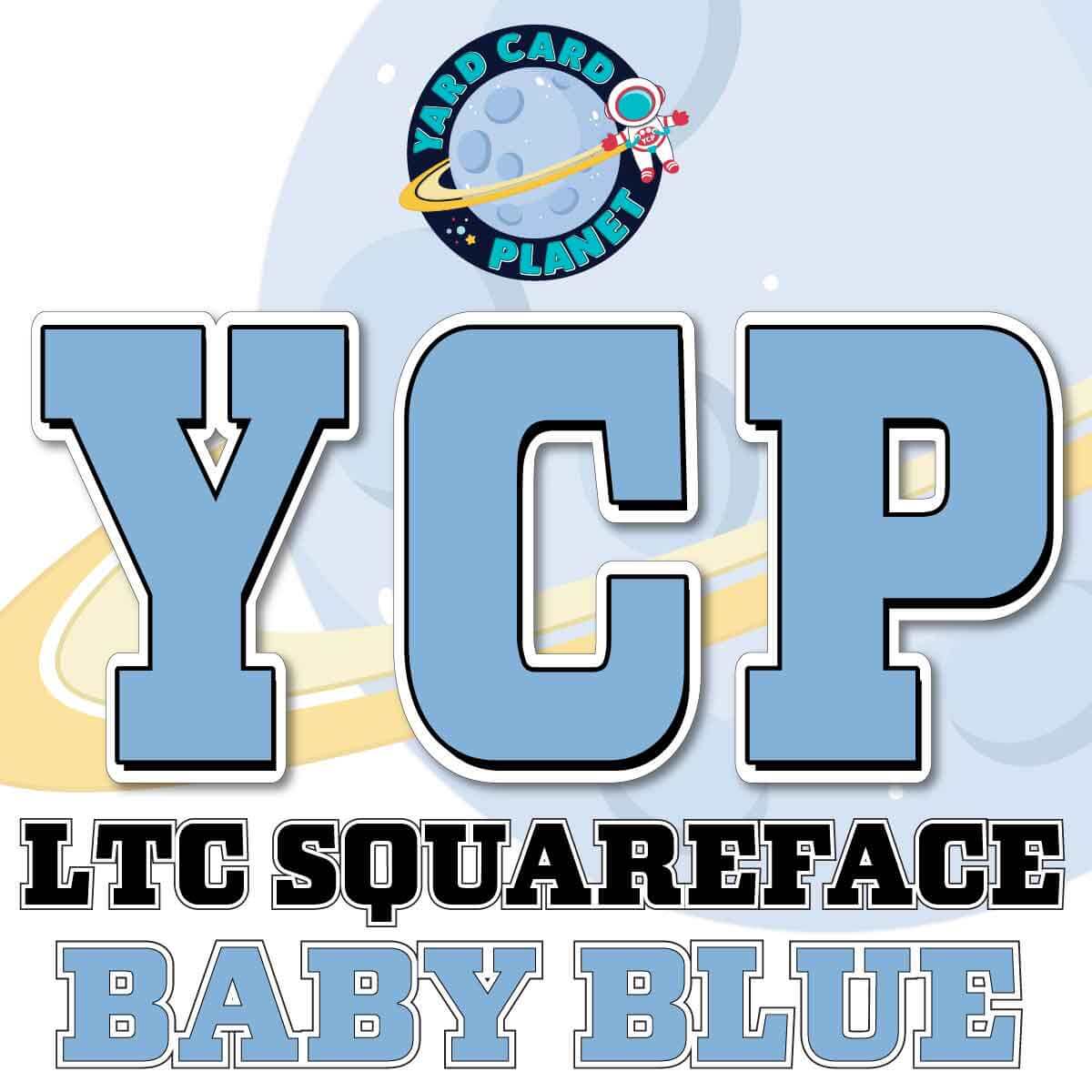 23" LTC Squareface 90 pc. Letters, Numbers and Symbols Pro Set in Solid Colors