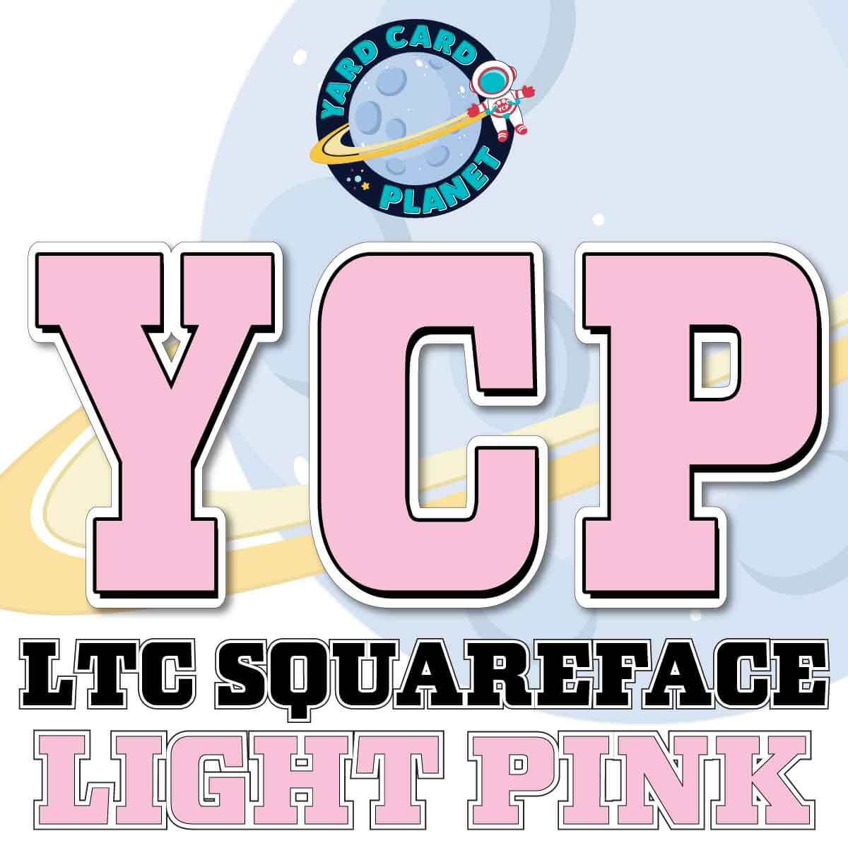 23" LTC Squareface 90 pc. Letters, Numbers and Symbols Pro Set in Solid Colors