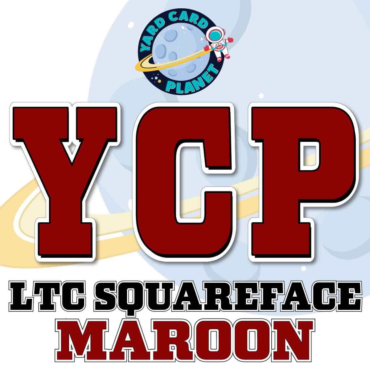 23" LTC Squareface 90 pc. Letters, Numbers and Symbols Pro Set in Solid Colors