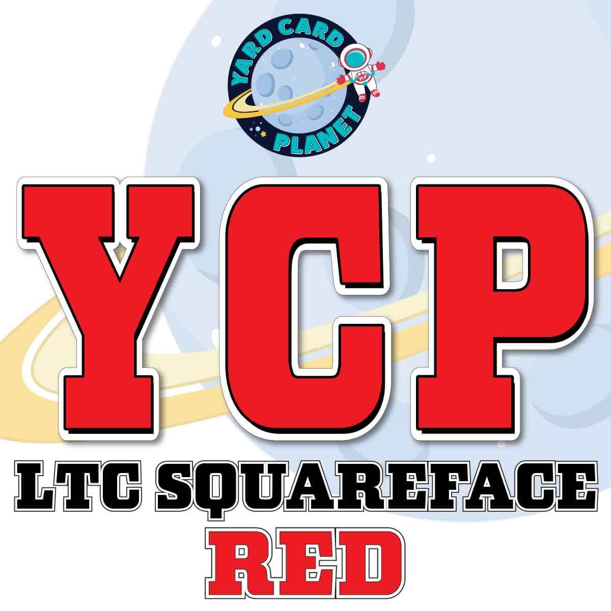 23" LTC Squareface 90 pc. Letters, Numbers and Symbols Pro Set in Solid Colors