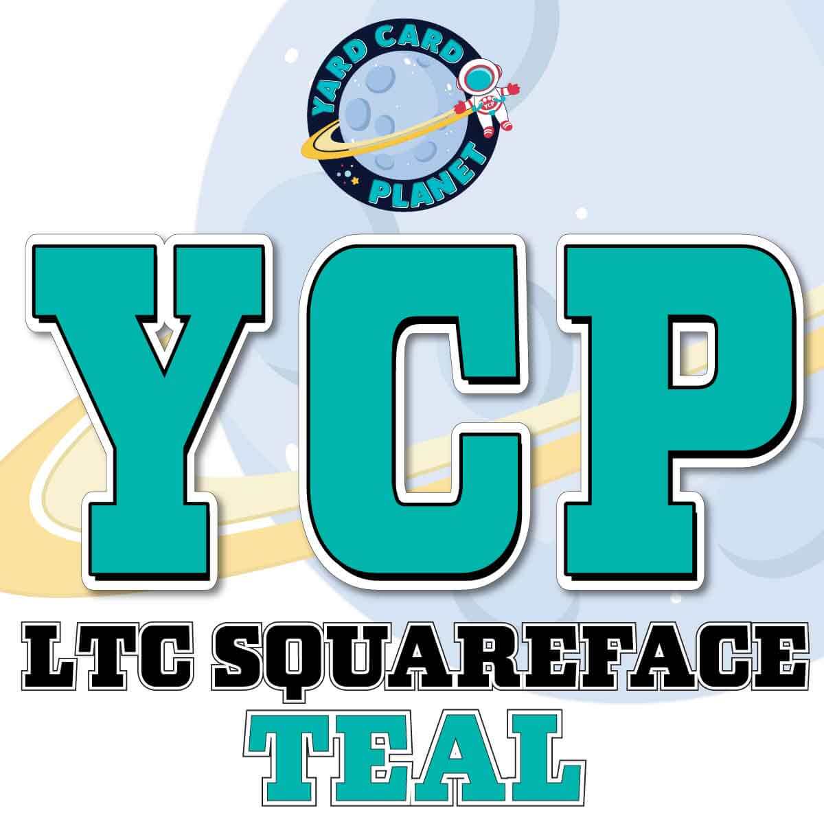 23" LTC Squareface 90 pc. Letters, Numbers and Symbols Pro Set in Solid Colors