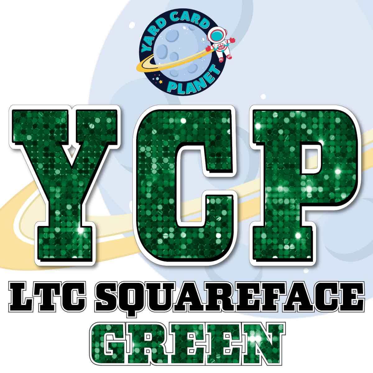 23" LTC Squareface 90 pc. Letters, Numbers and Symbols Pro Set in Sequin Pattern