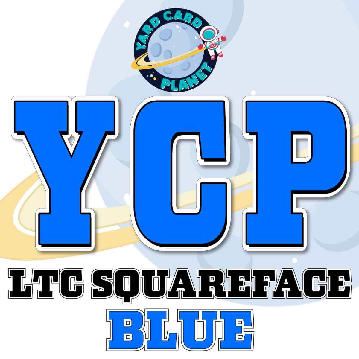 23" LTC Squareface 90 pc. Letters, Numbers and Symbols Pro Set in Neon Colors