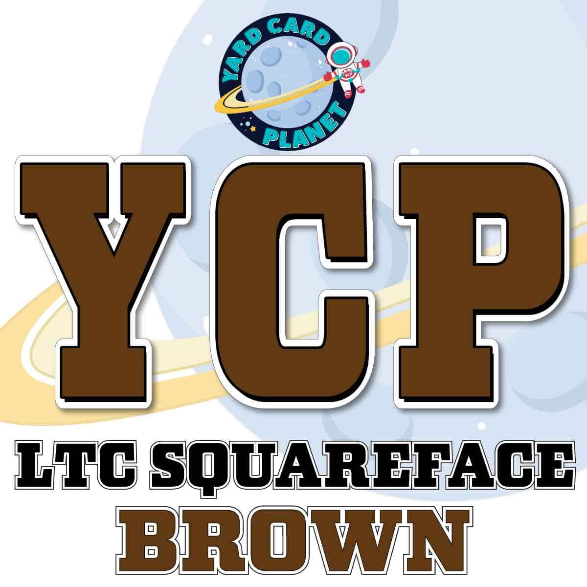 23" LTC Squareface 35 pc. Large Letter Set in Solid Colors