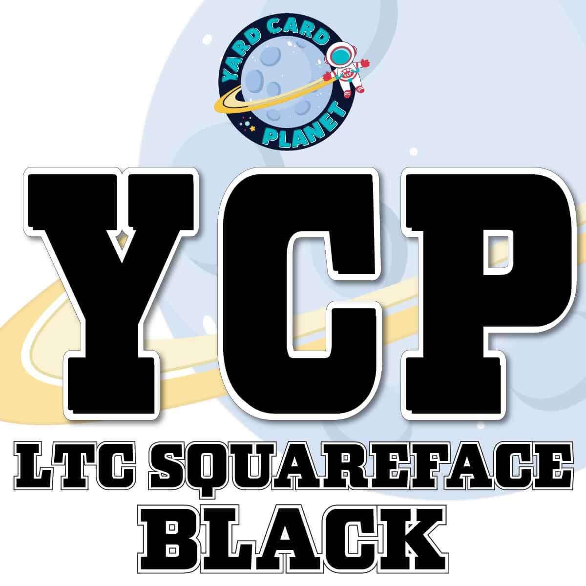 23" LTC Squareface 35 pc. Large Letter Set in Solid Colors