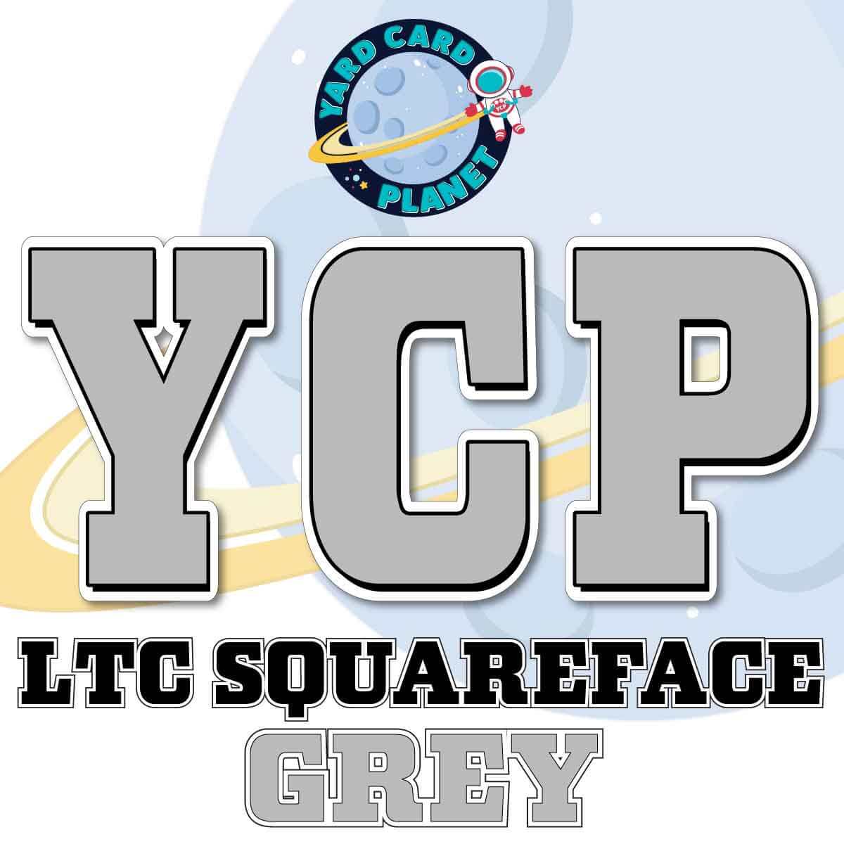 23" LTC Squareface 35 pc. Large Letter Set in Solid Colors