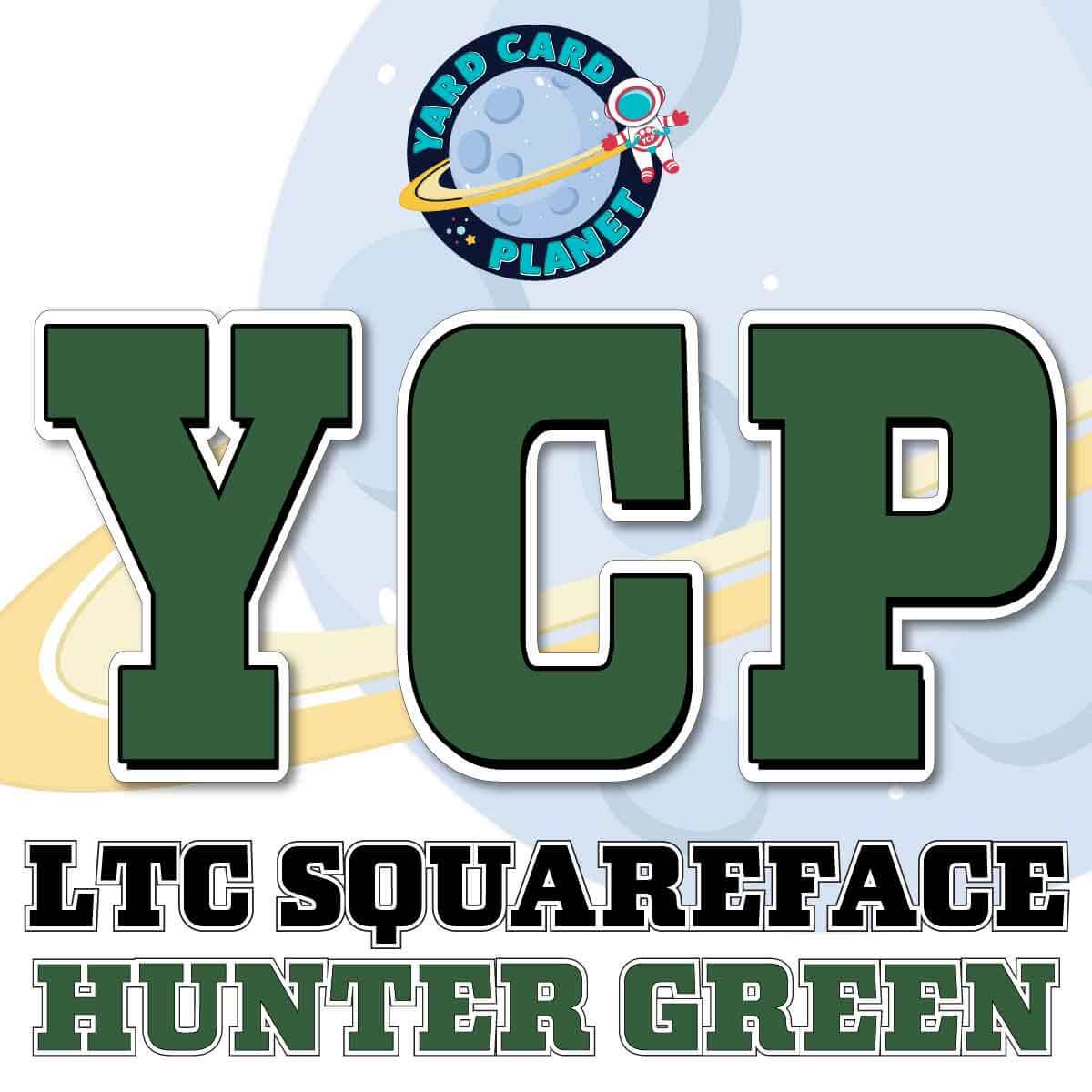 23" LTC Squareface 35 pc. Large Letter Set in Solid Colors