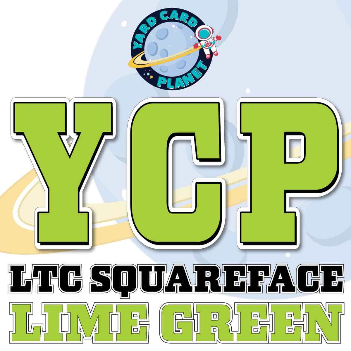 23" LTC Squareface 35 pc. Large Letter Set in Solid Colors