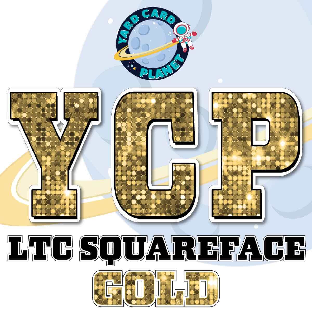 23" LTC Squareface 35 pc. Large Letter Set in Sequin Pattern