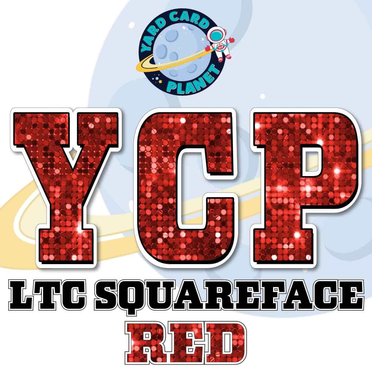 23" LTC Squareface 35 pc. Large Letter Set in Sequin Pattern