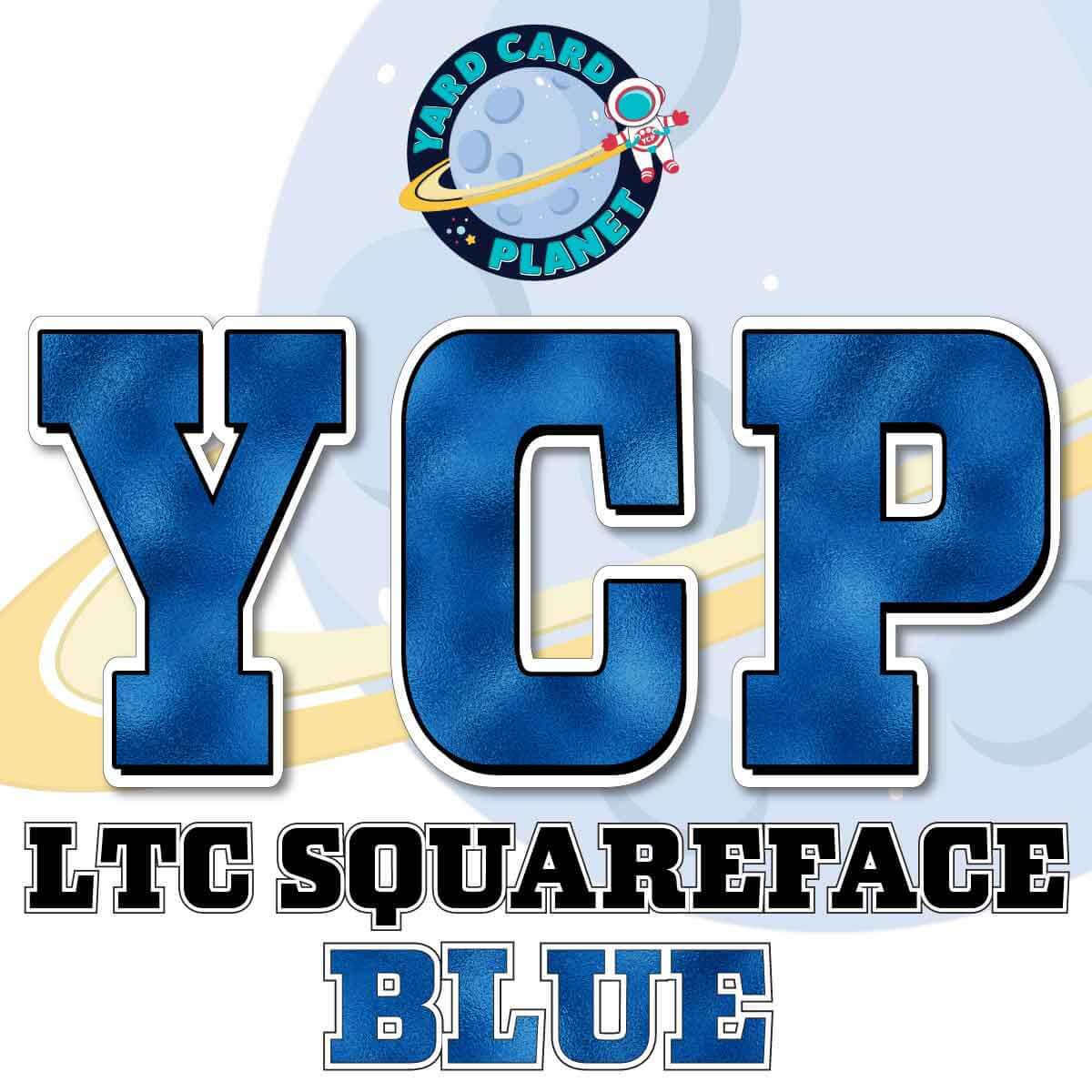 23" LTC Squareface 35 pc. Large Letter Set in Metallic Foil Pattern