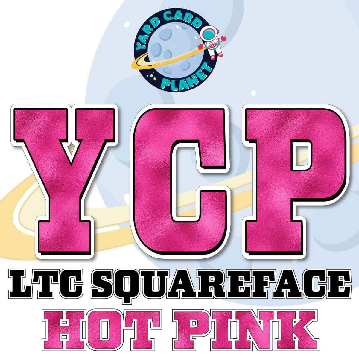 23" LTC Squareface 35 pc. Large Letter Set in Metallic Foil Pattern