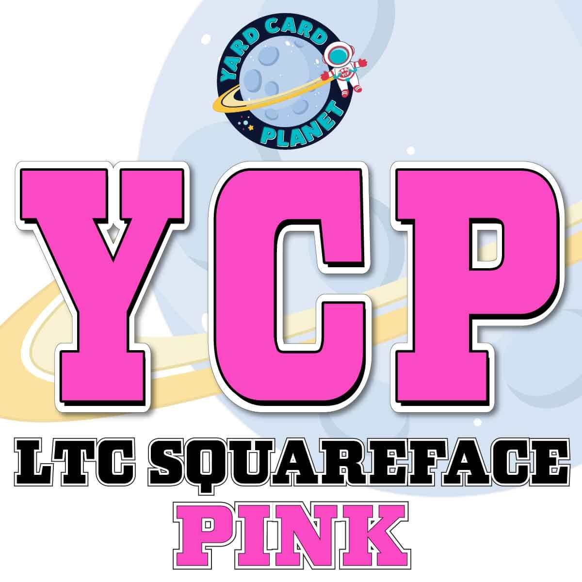 23" LTC Squareface 35 pc. Large Letter Set in Neon Colors