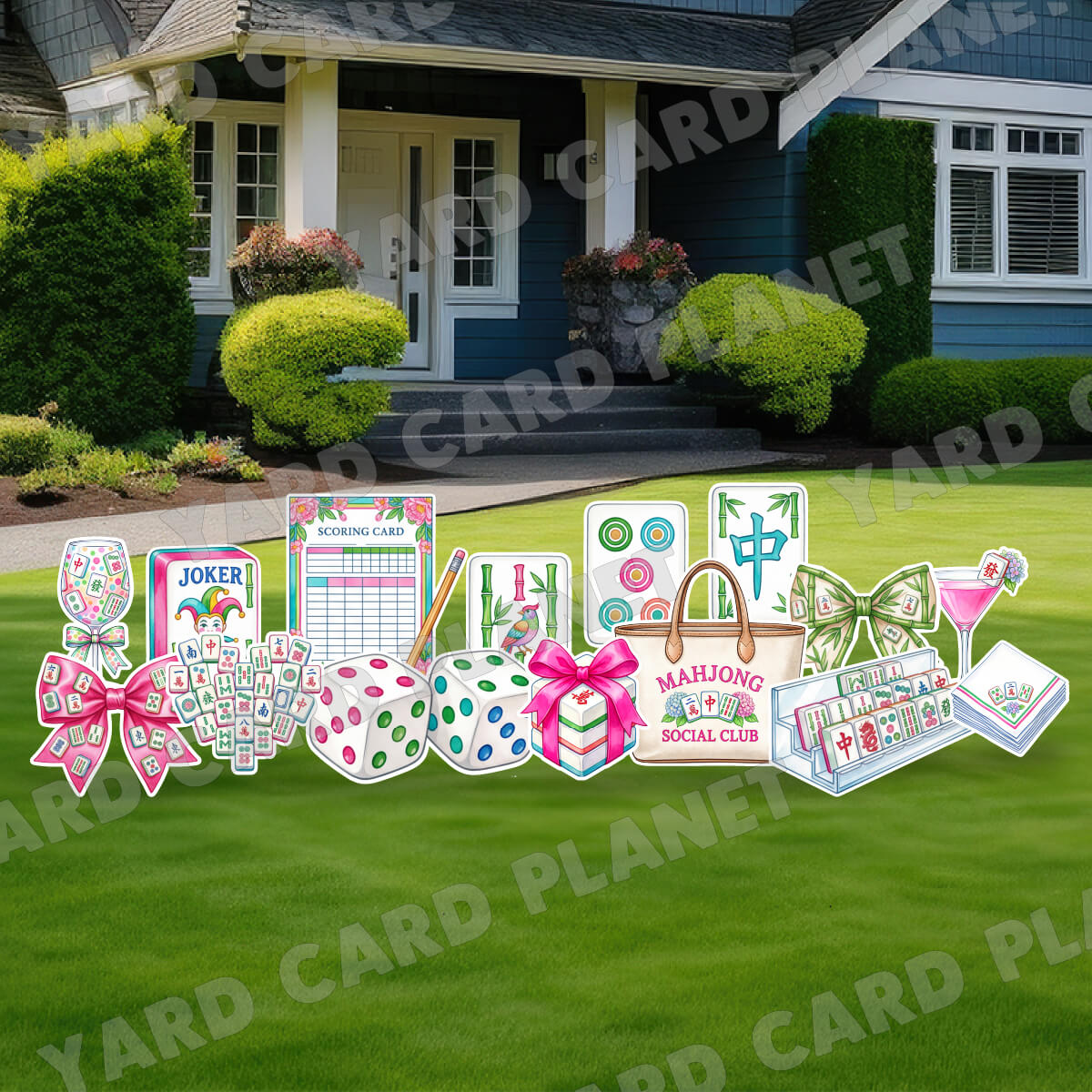 Mahjong Yard Card Flair Set