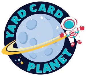 Yard Card Planet Logo Wholesale Lawn Sign Supplies