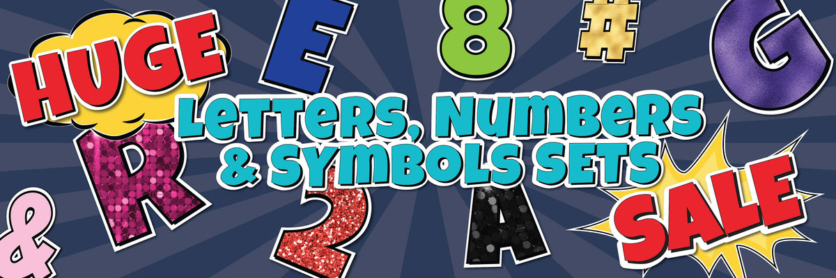 Yard Card Planet Letters, Numbers and Symbols Sets Sale Image Desktop