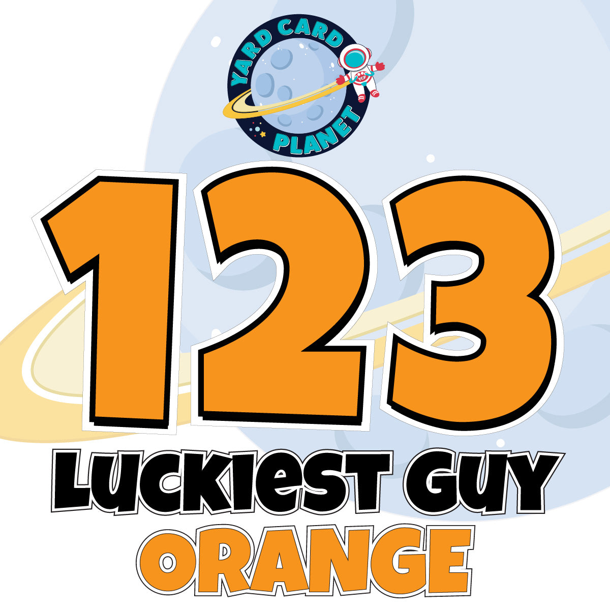 23" Luckiest Guy 27 pc. Number Set in Solid Colors