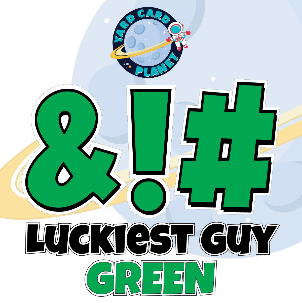 23" Luckiest Guy 21 pc. Symbol Set in Solid Colors