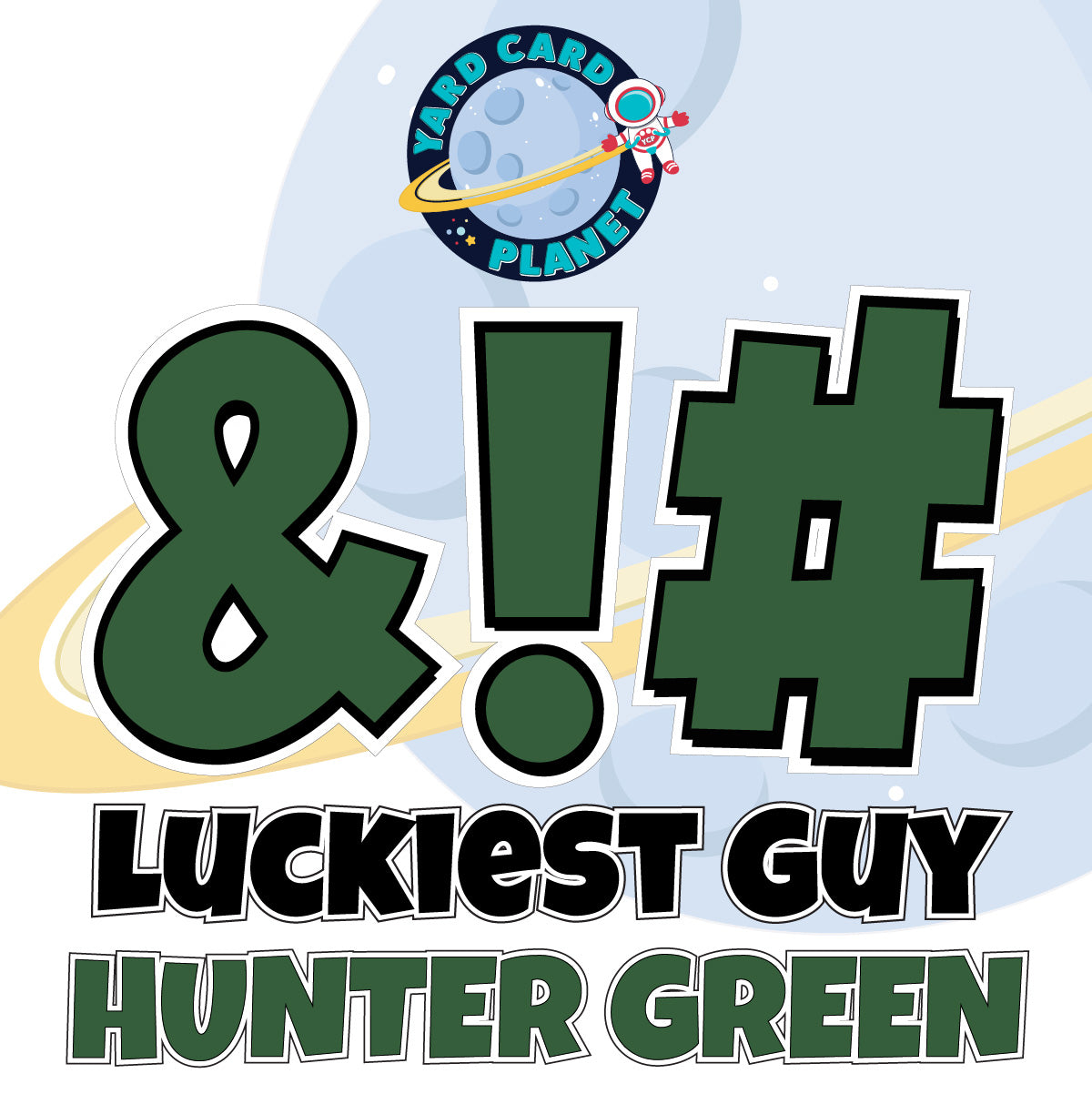 23" Luckiest Guy 21 pc. Symbol Set in Solid Colors